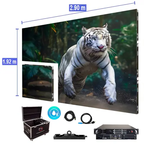 Pantalla de video LED de 2.90 m x 1.92 m - P5 mm fija para exterior