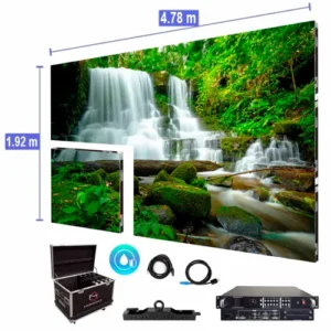Pantalla de video LED de 4.78 m x 1.92 m - P5 mm fija para exterior