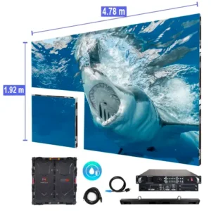 Pantalla de video LED de 4.78 m x 1.92 m - P5 mm para exterior