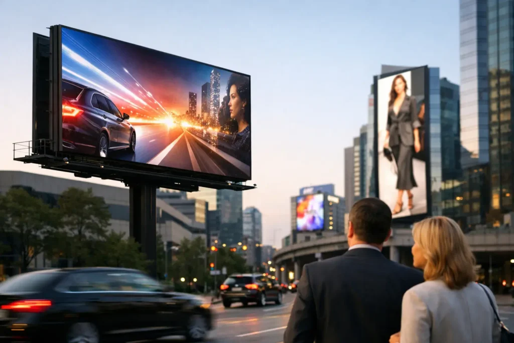 Pantallas LED para publicidad exterior: qué elegir