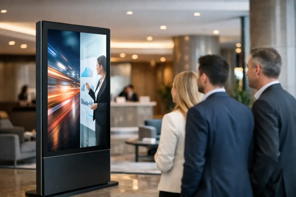 Cartelería digital para lobby que sí funciona