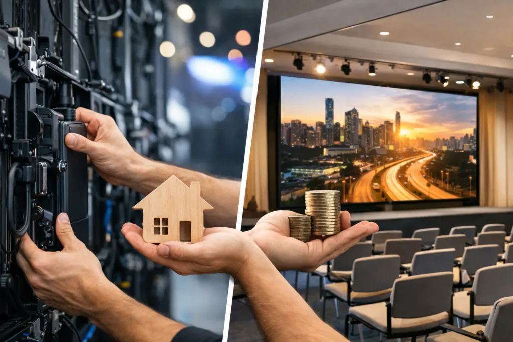 Alquiler LED o compra permanente: qué conviene