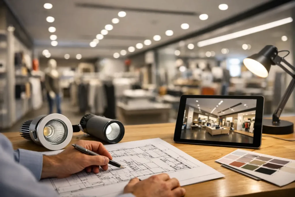 Cómo planificar instalación LED en retail
