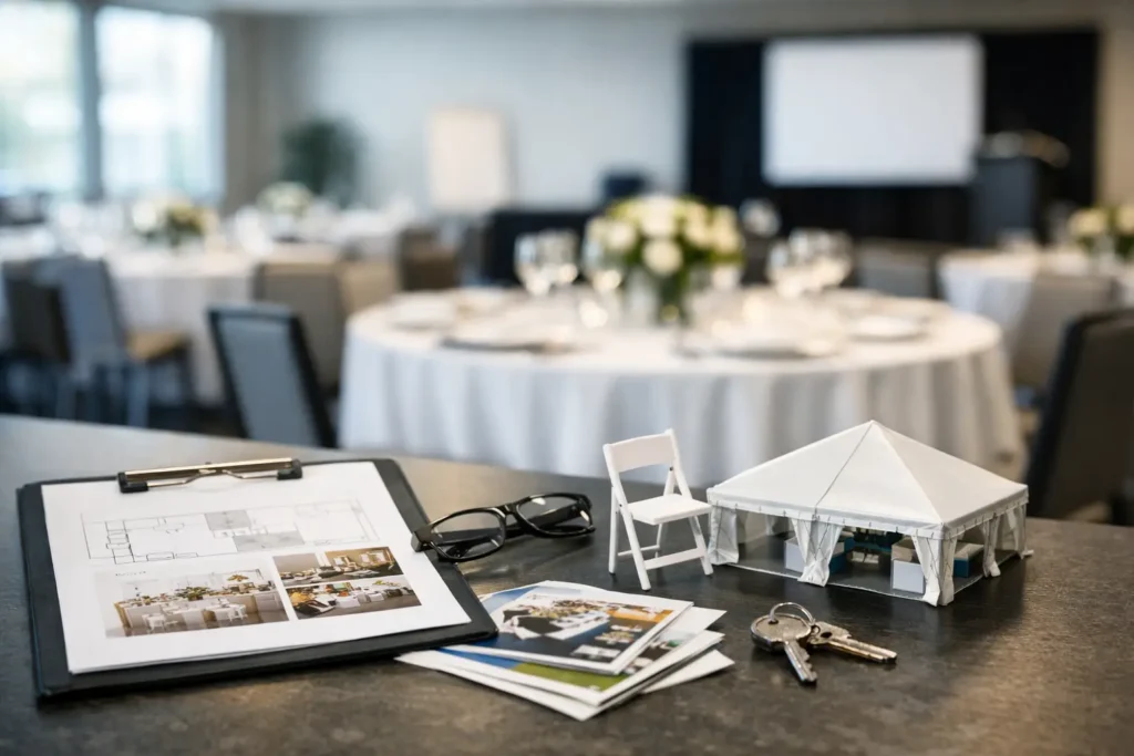 Guía de renta para eventos empresariales