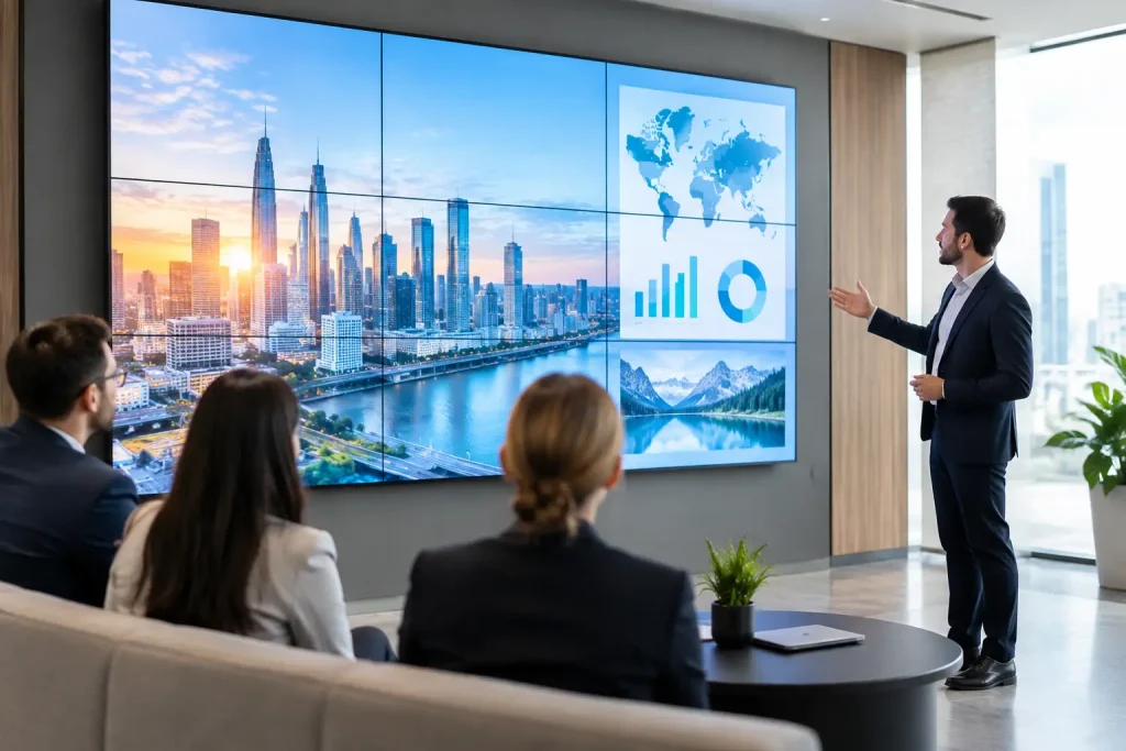7 mejores usos de videowall corporativo