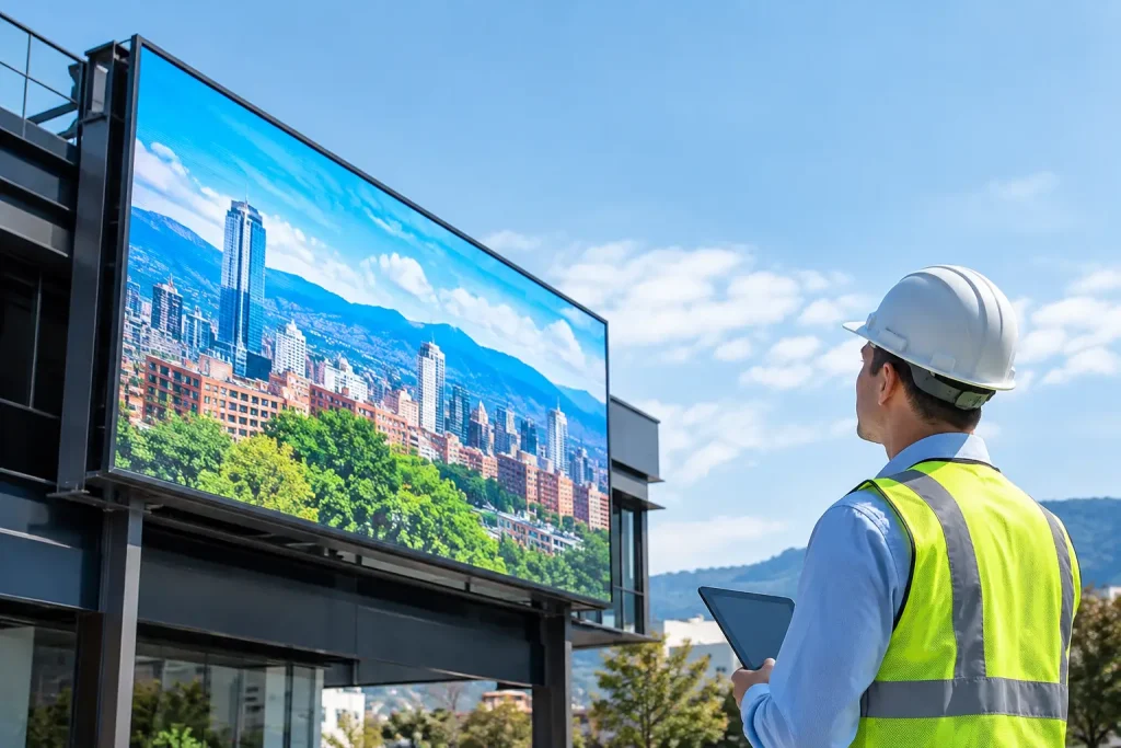Qué permisos requiere una pantalla LED en Colombia